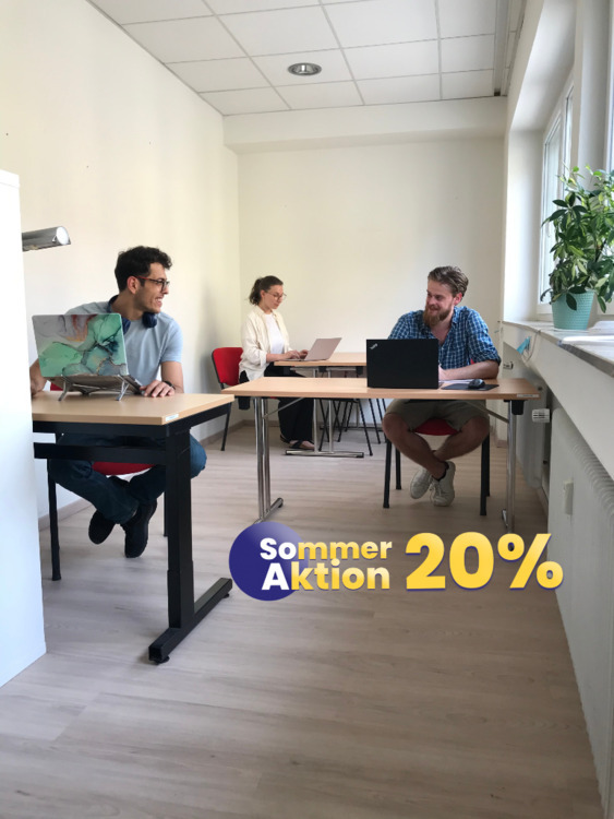 Büro in Bahnhofsnähe mit eigener Küche - All-in-Miete