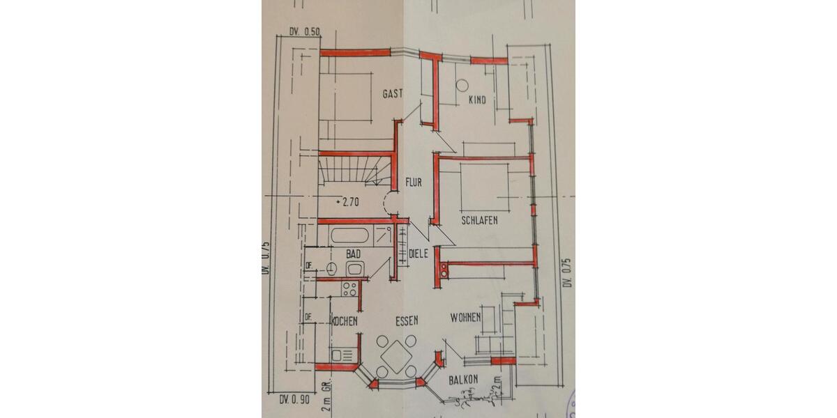 Dachgeschoßwohnung Jagstzell - 4 Zimmer, 90 m&sup2;, 650&euro; | Angebot:26312686