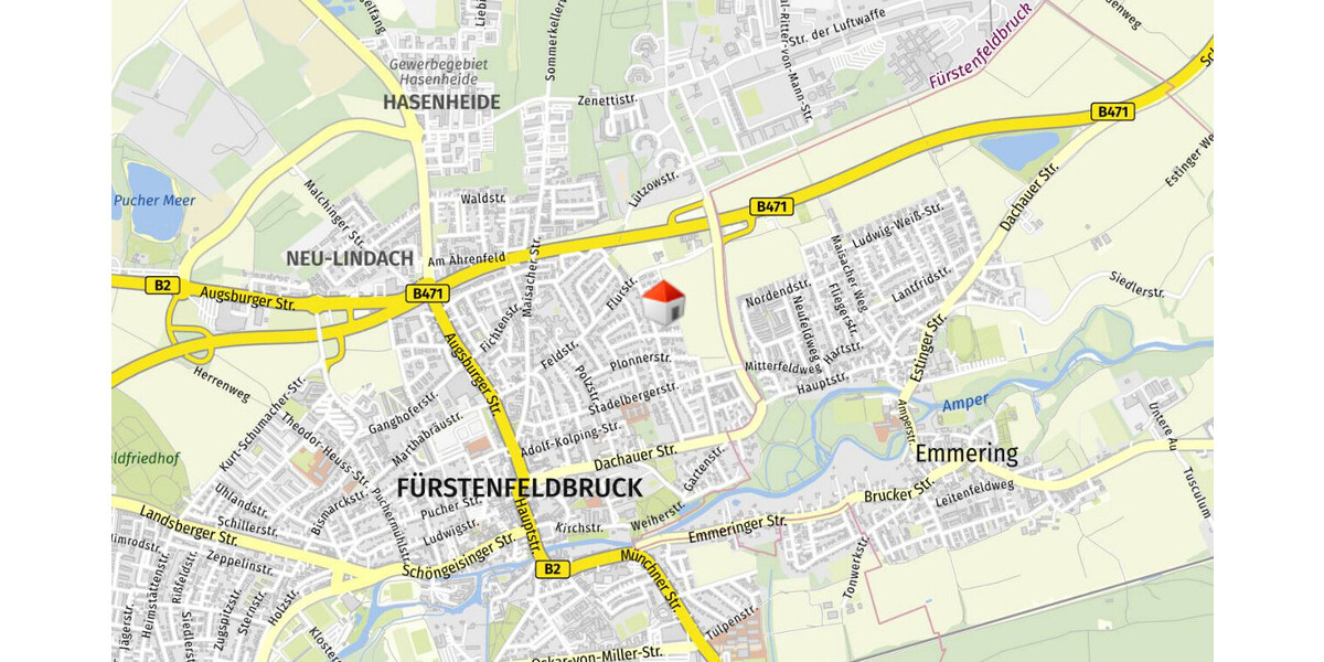 WINDISCH — Frisch renoviert und mit besonderer Architektur — 3-Zimmer-DG-Wohnung — bezugsfrei! - Dachgeschoßwohnung Fürstenfeldbruck | Angebot:24298906