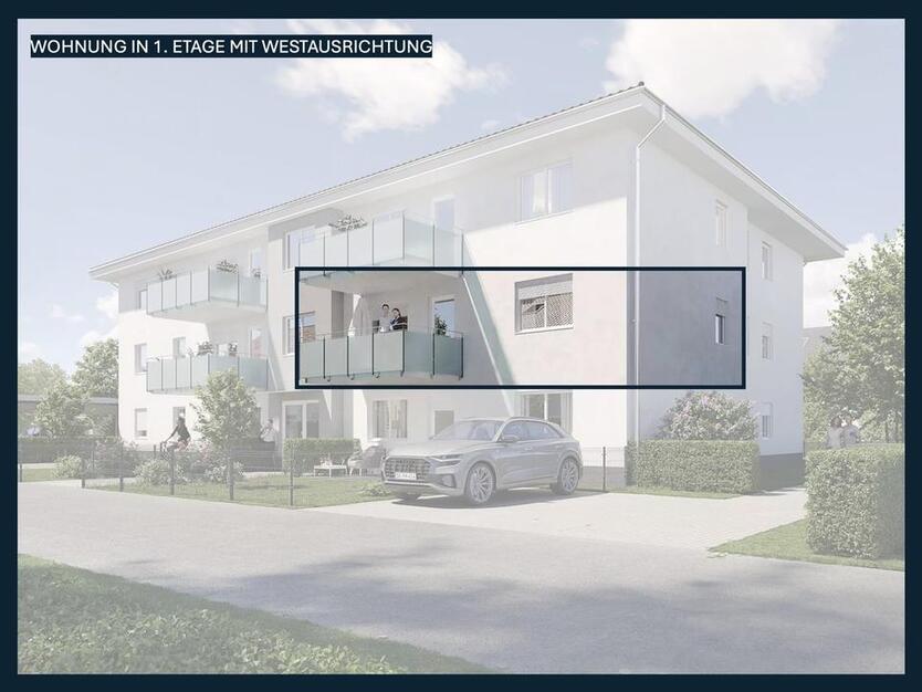 2-Zimmer-NeubauWohnung - Erstbezug, Balkon, Küche, Carport, Wallbox, Aufzug, Lüftung, PV Anlage
