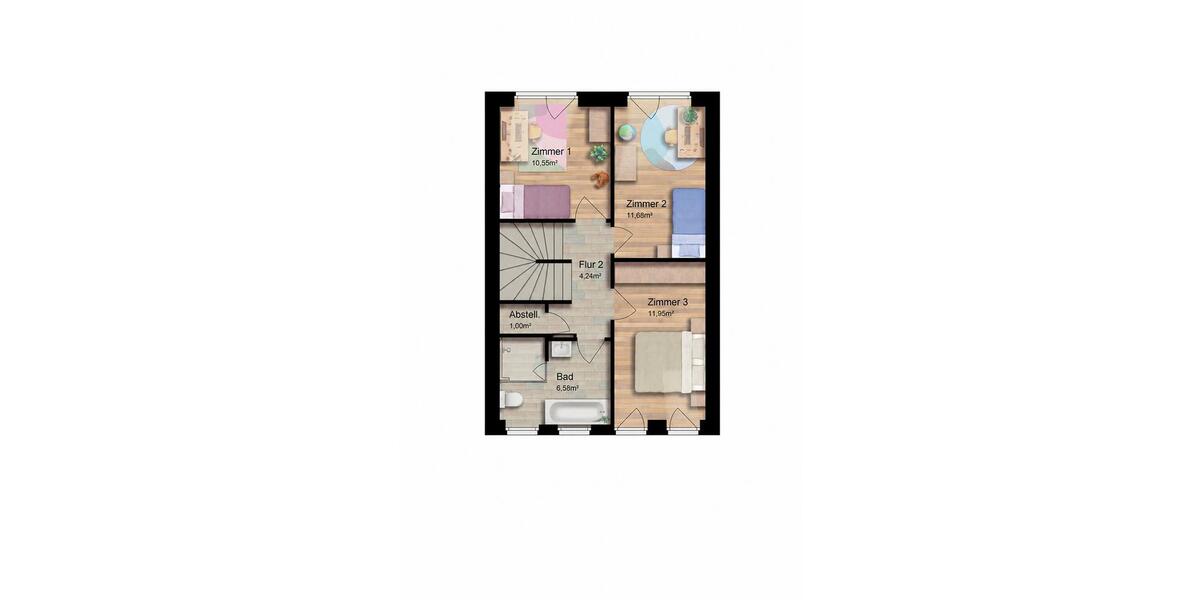 Reihenhaus Edewecht - 6 Zimmer, 121 m&sup2;, 1.695&euro; | Angebot:26336570