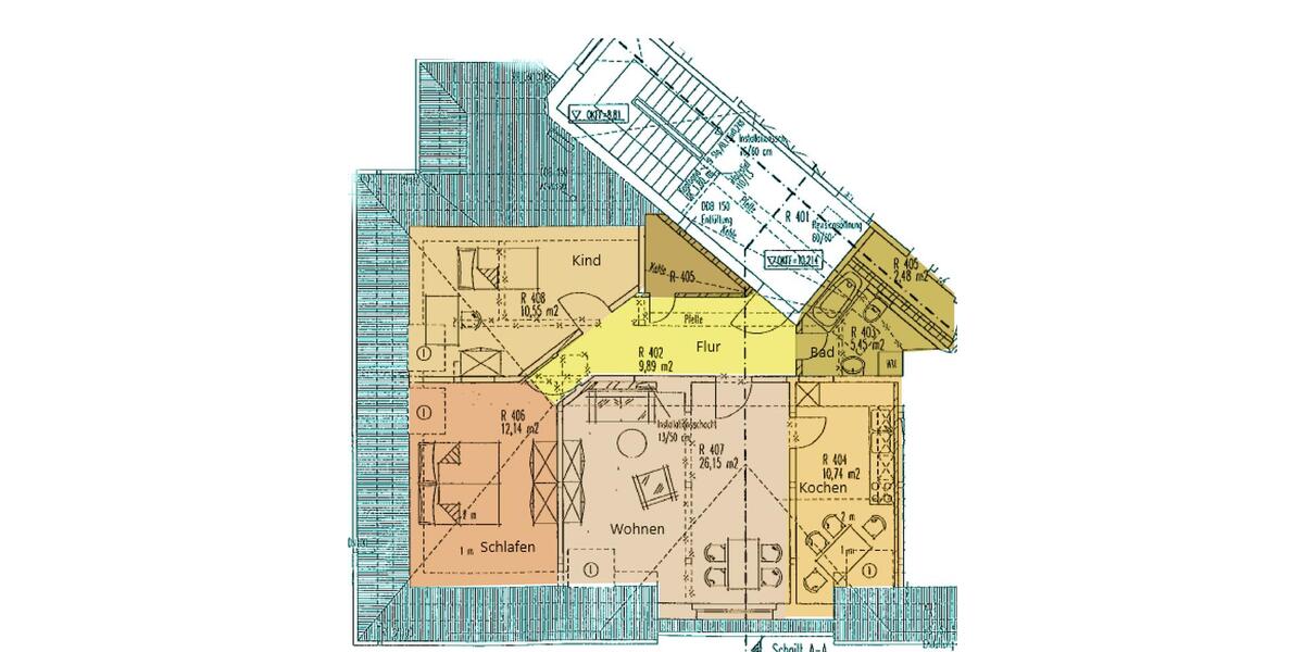 Etagenwohnung Burgstädt - 3 Zimmer, 79 m&sup2;, 490&euro; | Angebot:26442322