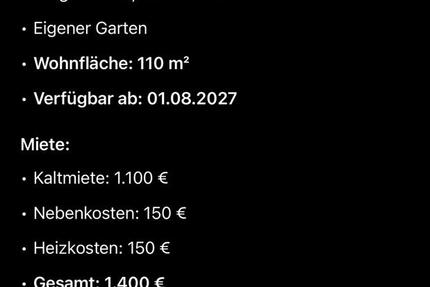 Wohnung Plön - 4 Zimmer, 110 m&sup2;, 1.100&euro; | Angebot:25940784