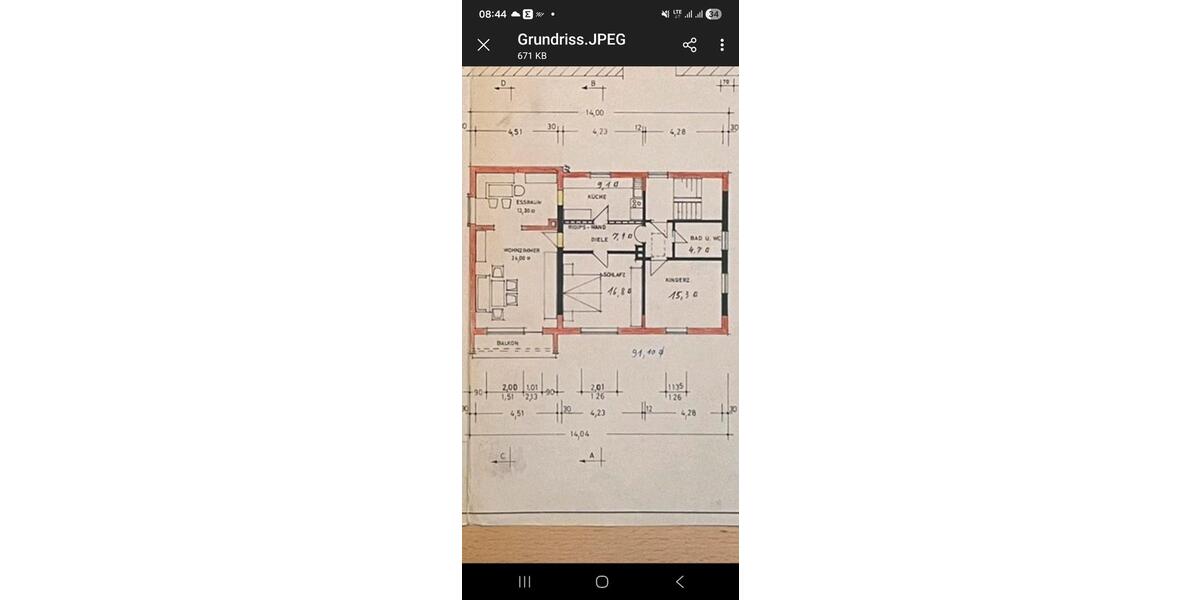 Etagenwohnung Schorndorf - 3 Zimmer, 91 m&sup2;, 850&euro; | Angebot:24658305