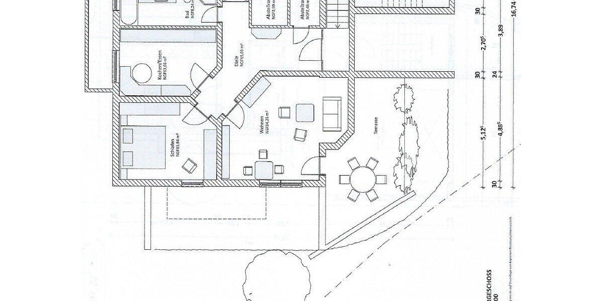 Etagenwohnung Gaggenau - 2 Zimmer, 87 m&sup2;, 920&euro; | Angebot:26562336