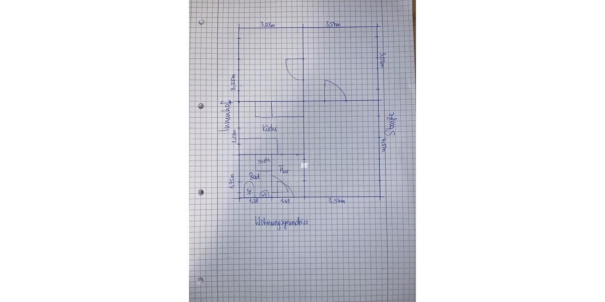 Erdgeschoßwohnung Weimar - 3 Zimmer, 53 m&sup2;, 830&euro; | Angebot:27635061