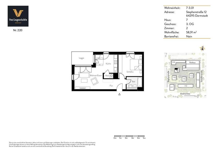 Clever geschnittene 2-Zimmer-Wohnung mit gemütlicher Loggia! zimmer