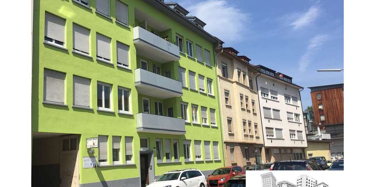 Etagenwohnung Pforzheim Weststadt - 1 Zimmer, 42 m&sup2;, 350&euro; | Angebot:25207959