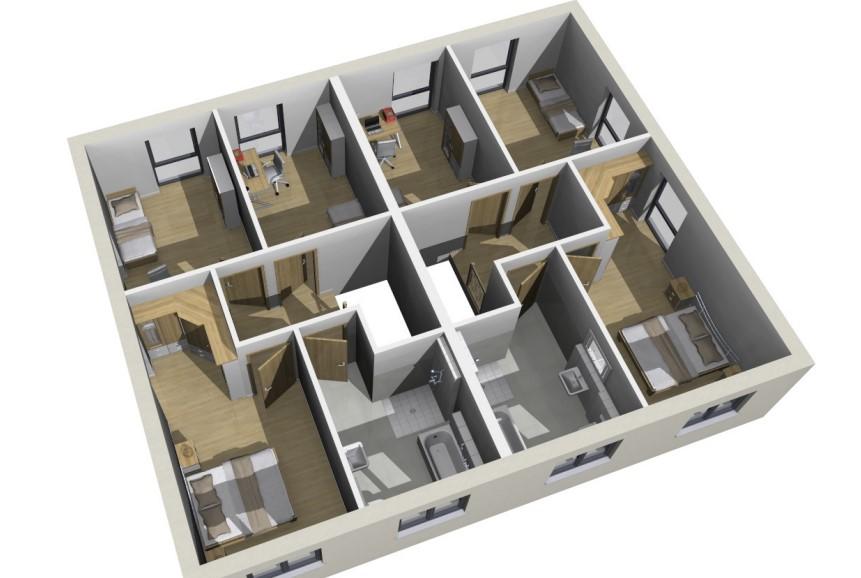 moderne Stadtvilla zur Miete - Erstbezug in energieeffiziente Neubau-Doppelhaushälfte 4 zimmer