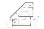Etagenwohnung Herrenberg Herrenberg (Stadt) - 2 Zimmer, 52 m&sup2;, 900&euro; | Angebot:26877573