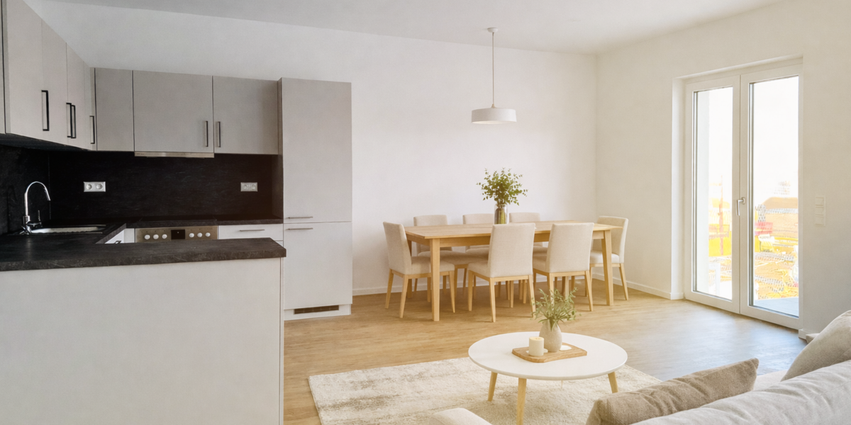 Etagenwohnung Hannover Bemerode - 4 Zimmer, 103 m&sup2;, 1.543&euro; | Angebot:25717684
