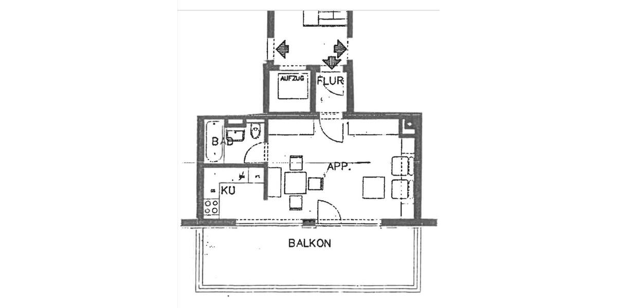 Etagenwohnung Haar - 1 Zimmer, 39 m&sup2;, 965&euro; | Angebot:26584562