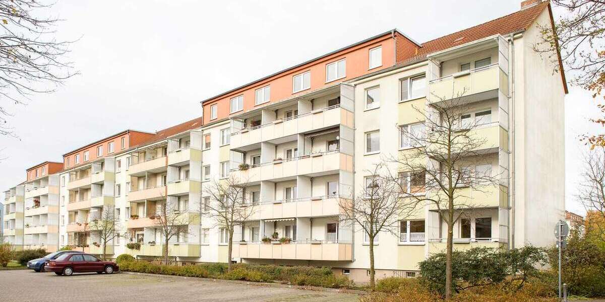 Etagenwohnung Neubrandenburg Südstadt - 3 Zimmer, 64 m&sup2;, 434&euro; | Angebot:26984608
