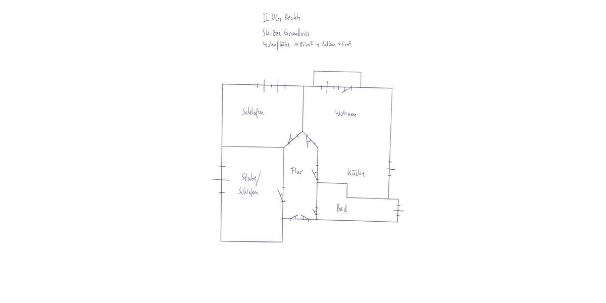 Etagenwohnung Heidenau - 3 Zimmer, 87 m&sup2;, 800&euro; | Angebot:26564181