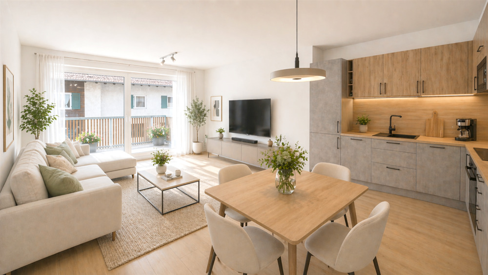 Etagenwohnung Garmisch-Partenkirchen Partenkirchen - 3 Zimmer, 70 m&sup2;, 1.595&euro; | Angebot:26309839