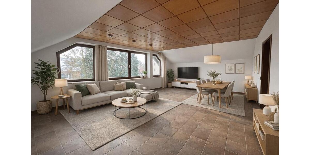 Helle Dachgeschosswohnung zu vermieten | 2 Zimmer | 70qm 2 zimmer