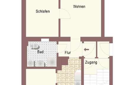 Wohnung Golßen Stadt Golßen - 3 Zimmer, 68 m&sup2;, 450&euro; | Angebot:24041616