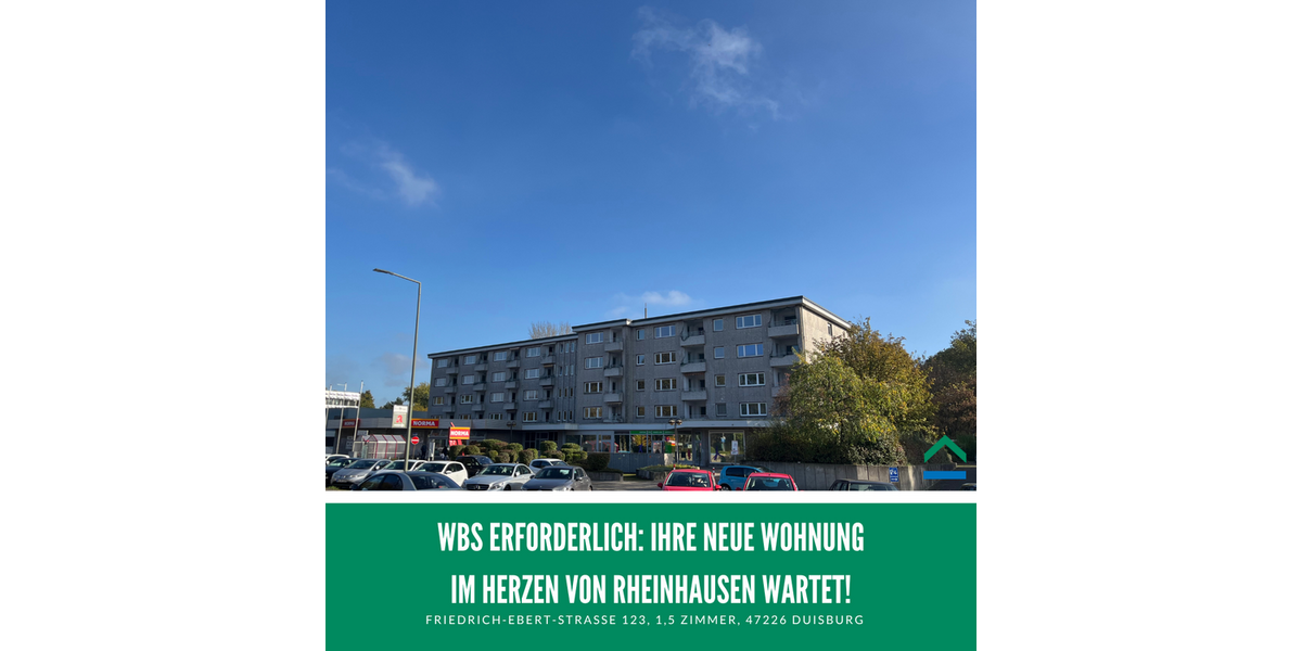 Etagenwohnung Duisburg Rheinhausen - 1.5 Zimmer, 47 m&sup2;, 247&euro; | Angebot:26164783