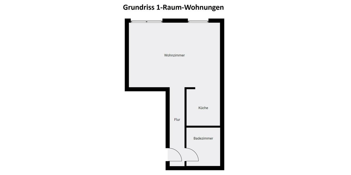 Etagenwohnung Apolda - 1 Zimmer, 38 m&sup2;, 295&euro; | Angebot:26562715