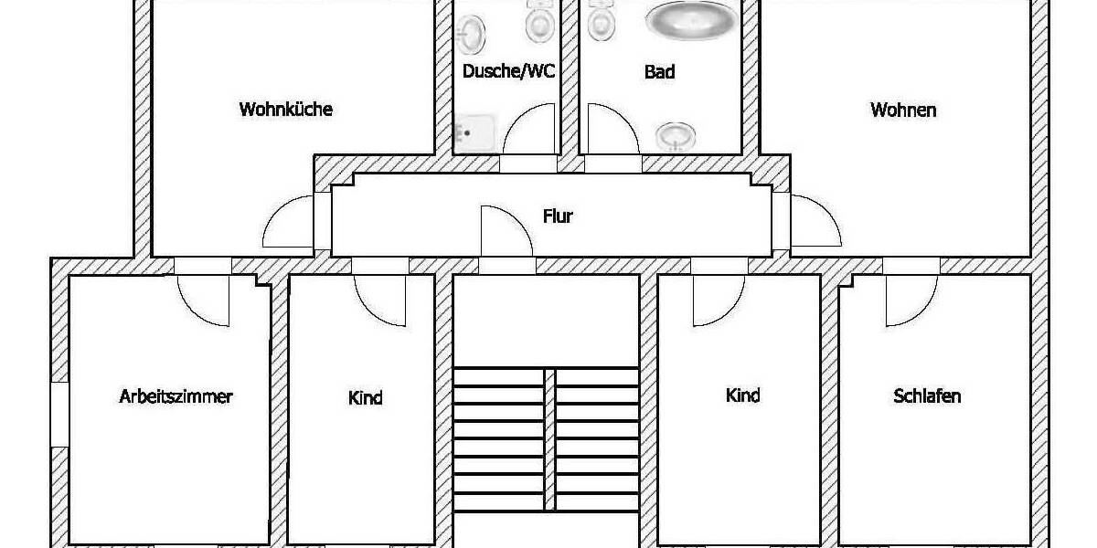 Etagenwohnung Strehla - 5 Zimmer, 93 m&sup2;, 610&euro; | Angebot:25688436