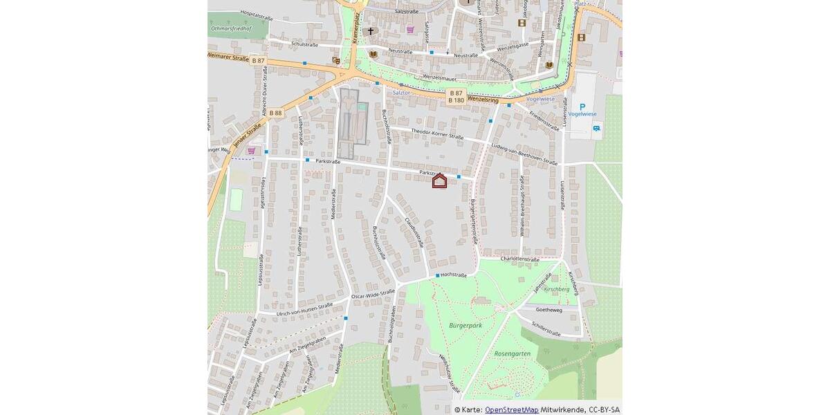 Erdgeschoßwohnung Naumburg (Saale) - 2 Zimmer, 51 m&sup2;, 380&euro; | Angebot:25900180