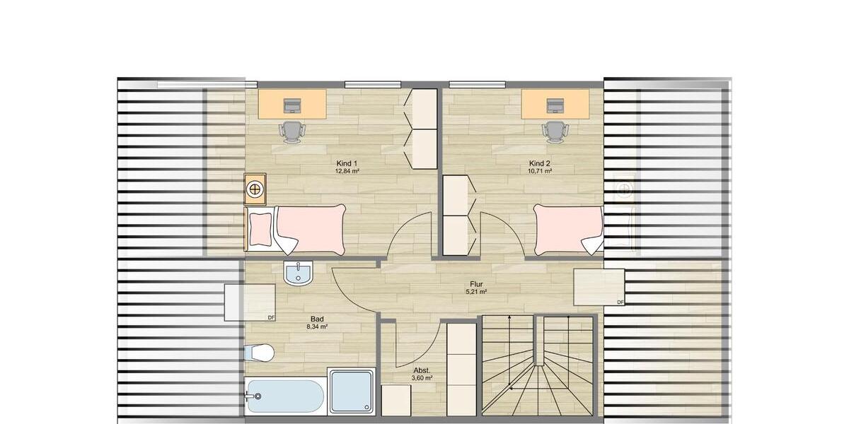 Maisonettenwohnung Spenge - 4 Zimmer, 114 m&sup2;, 1.425&euro; | Angebot:26063507