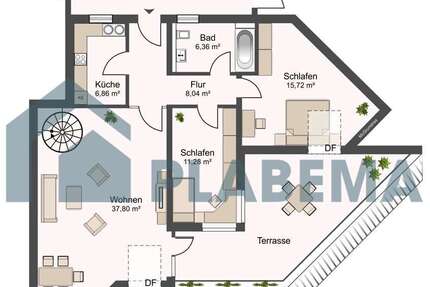 Wohnung zum Mieten in Schwerin 1.528 € 125.5 m² 4 zimmer