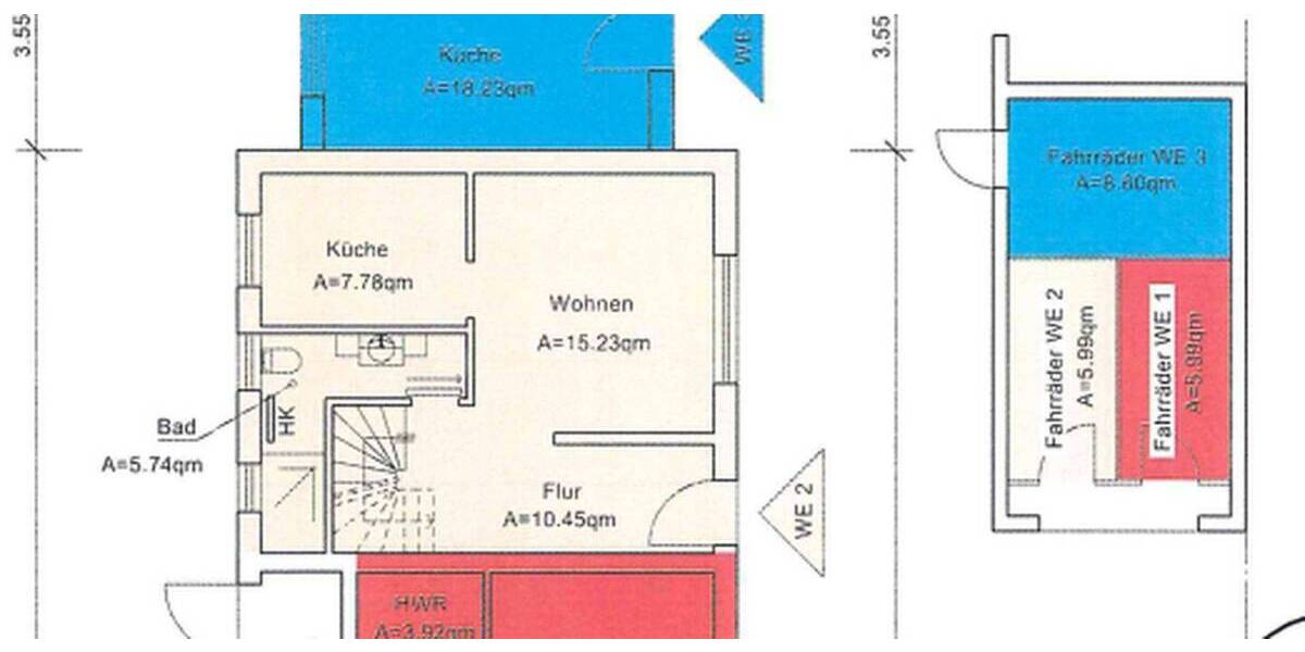 Etagenwohnung Sottrum - 3 Zimmer, 70 m&sup2;, 790&euro; | Angebot:26572281