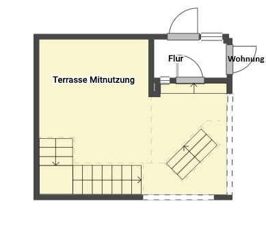 Moderne 4 Zi Maisonette mit 2 Schlafräumen mitten in Hornau