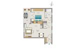 Bezugsfertige Wohnung - Einfach Möbel rein und Füße hoch! zimmer