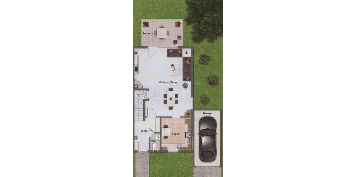 Doppelhaushälfte Bielefeld Brackwede - 5 Zimmer, 125 m&sup2;, 1.580&euro; | Angebot:25998376