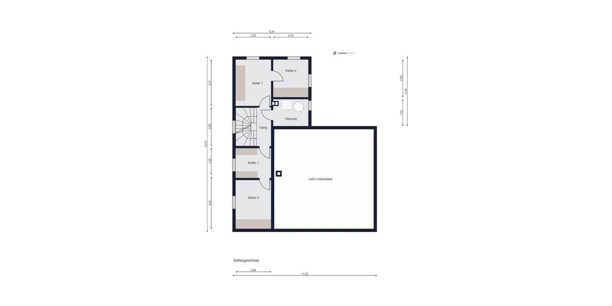 Erdgeschoßwohnung Riedenburg - 2 Zimmer, 70 m&sup2;, 790&euro; | Angebot:27535080