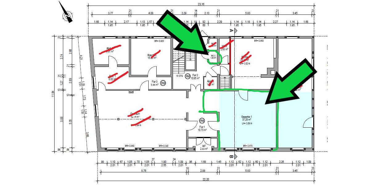 Gewerbeobjekt Gartow - 224&euro; | Angebot:23547214