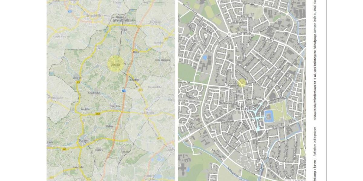 Maisonettenwohnung Ahaus - 4 Zimmer, 118 m&sup2;, 1.416&euro; | Angebot:25990260