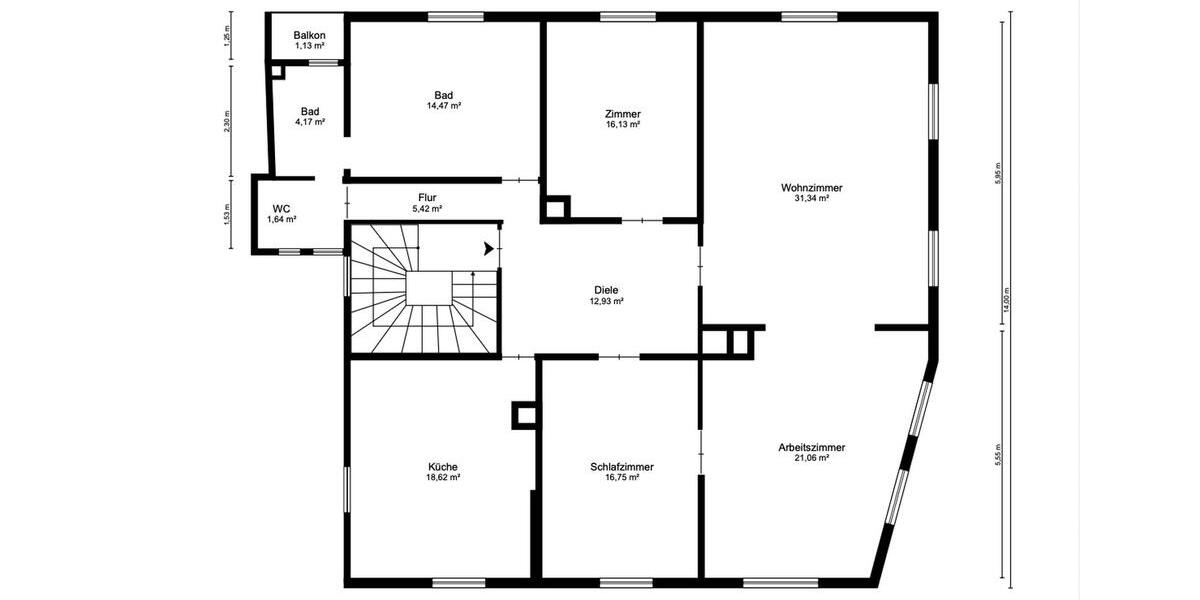 Etagenwohnung Radolfzell am Bodensee - 4.5 Zimmer, 144 m&sup2;, 1.680&euro; | Angebot:26619124