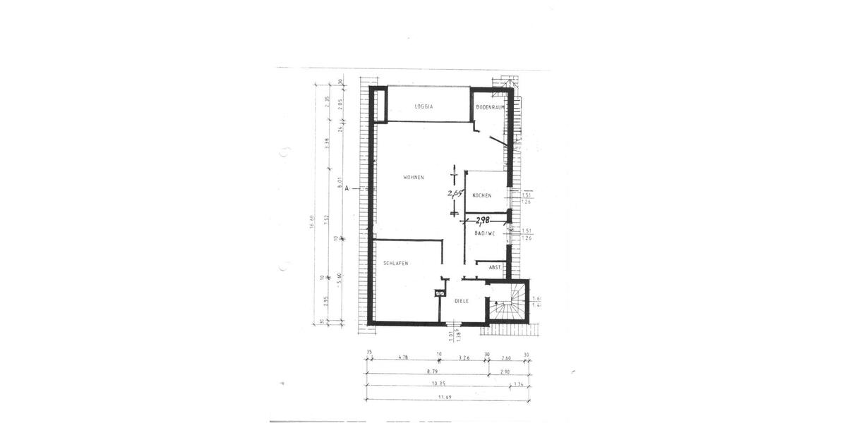 Dachgeschoßwohnung Herford Falkendiek - 2 Zimmer, 114 m&sup2;, 785&euro; | Angebot:26698732