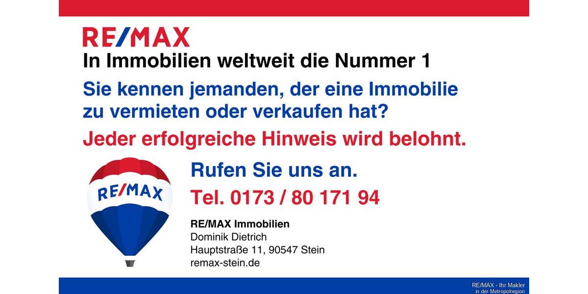 Etagenwohnung Lauf an der Pegnitz - 1 Zimmer, 32 m&sup2;, 400&euro; | Angebot:24766982