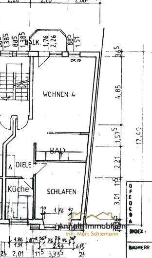 Etagenwohnung Wörlitz Wörlitz - 2 Zimmer, 59 m&sup2;, 443&euro; | Angebot:25822451