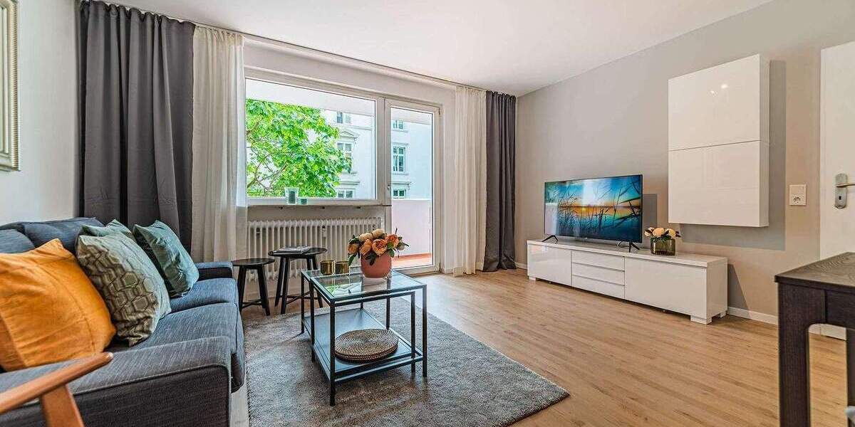 Etagenwohnung Frankfurt am Main Westend-Süd - 2 Zimmer, 48 m&sup2;, 1.920&euro; | Angebot:25814248
