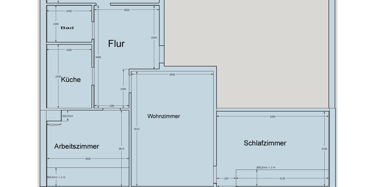 HA-Boelerheide, 3.OG, 75qm, 3Zi, KÜ, Bad, Balkon 3 zimmer