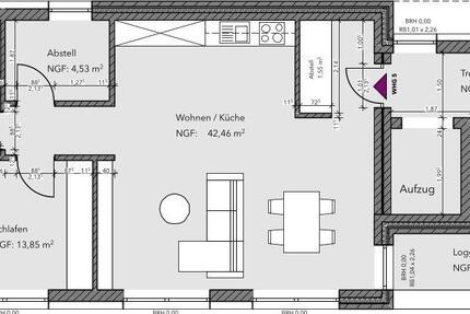 Wohnung Barßel - 2 Zimmer, 70 m&sup2;, 925&euro; | Angebot:26237635