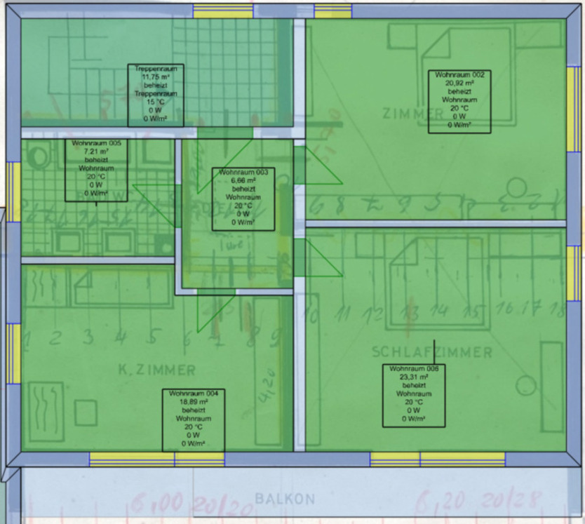 Lichtdurchflutete 2,5-Zimmer-Wohnung mit großem Balkon u. EBK zimmer