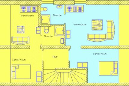 Wohnen auf Zeit Hohenstein-Ernstthal Ernstthal - 3 Zimmer, 30 m&sup2;, 360&euro; | Angebot:17652226