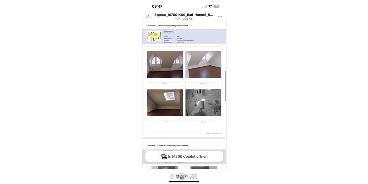 Etagenwohnung Bad Honnef - 3 Zimmer, 76 m&sup2;, 1.095&euro; | Angebot:26310458