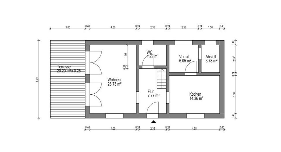 Reihenhaus Uslar - 5.5 Zimmer, 140 m&sup2;, 1.150&euro; | Angebot:24842663
