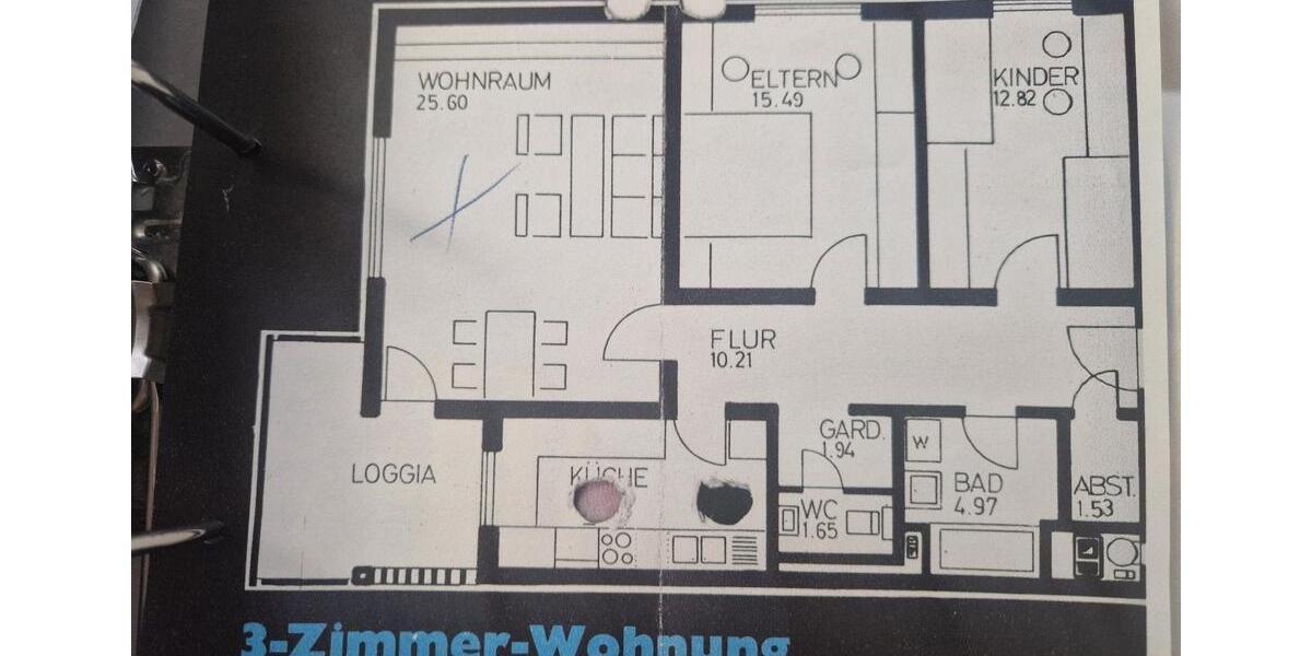 Etagenwohnung Rottendorf - 1 Zimmer, 85 m&sup2;, 805&euro; | Angebot:25650941