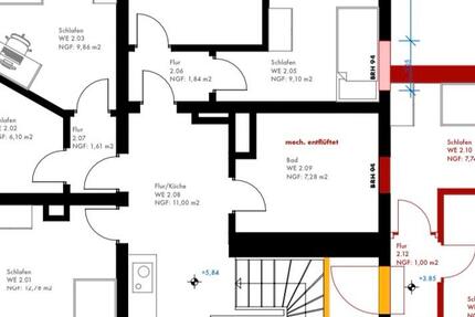 Wohnung Wetzlar Dutenhofen - 8 Zimmer, 96 m&sup2;, 550&euro; | Angebot:24646358