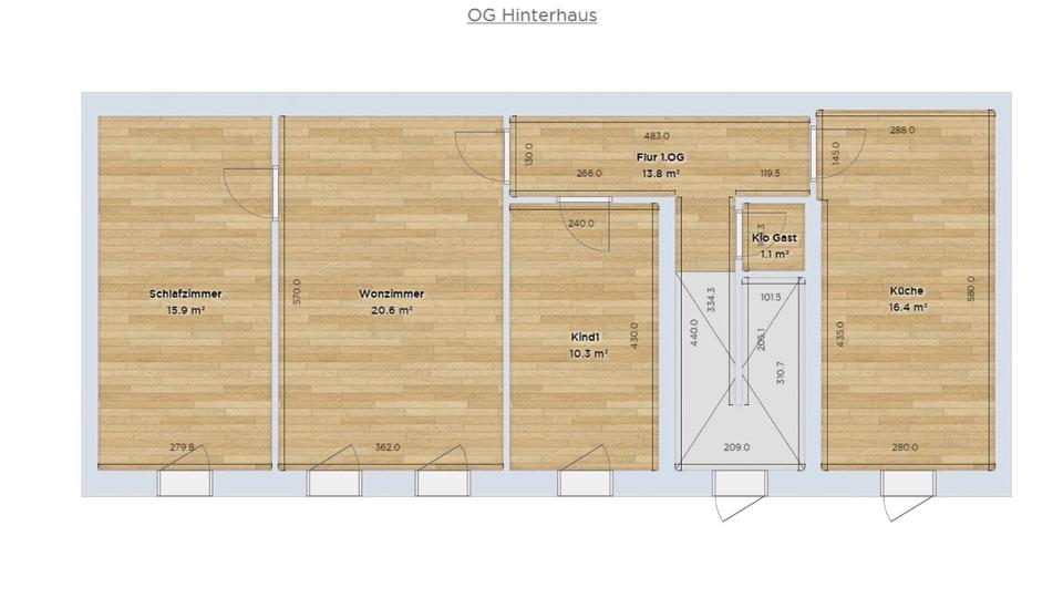 Maisonettenwohnung Eilenburg - 3 Zimmer, 106 m&sup2;, 795&euro; | Angebot:26540891