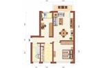 Etagenwohnung Suhl - 3 Zimmer, 60 m&sup2;, 411&euro; | Angebot:26676876