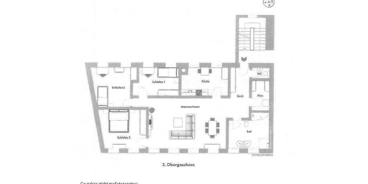 Etagenwohnung Albstadt Tailfingen - 4 Zimmer, 117 m&sup2;, 950&euro; | Angebot:24791840
